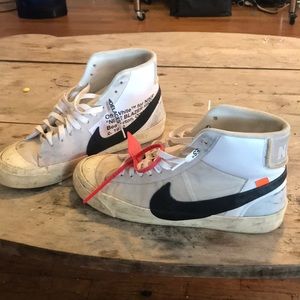 Size 11.5 Nike off white Mid blazers